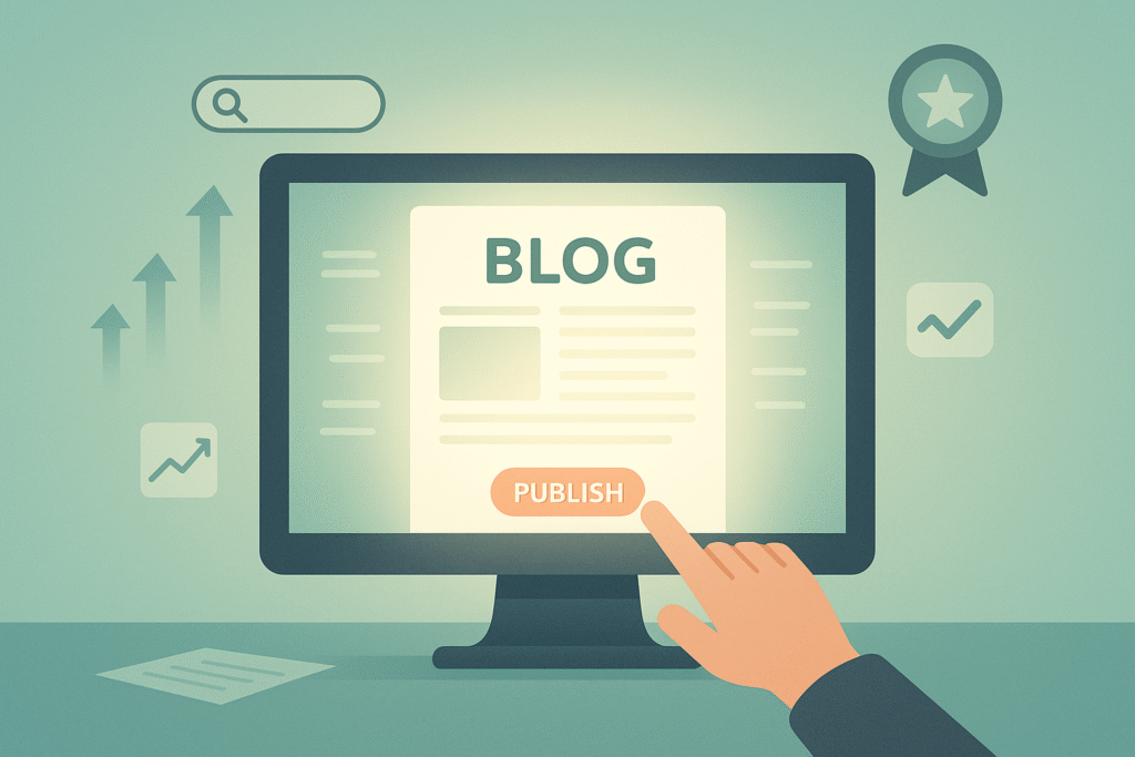 How to Keep Your Blog Fresh, Boost Your SEO, and Never Lift a Finger (While Your Competitors Fall Behind) 3 Publishing a fresh blog with optimized SEO features