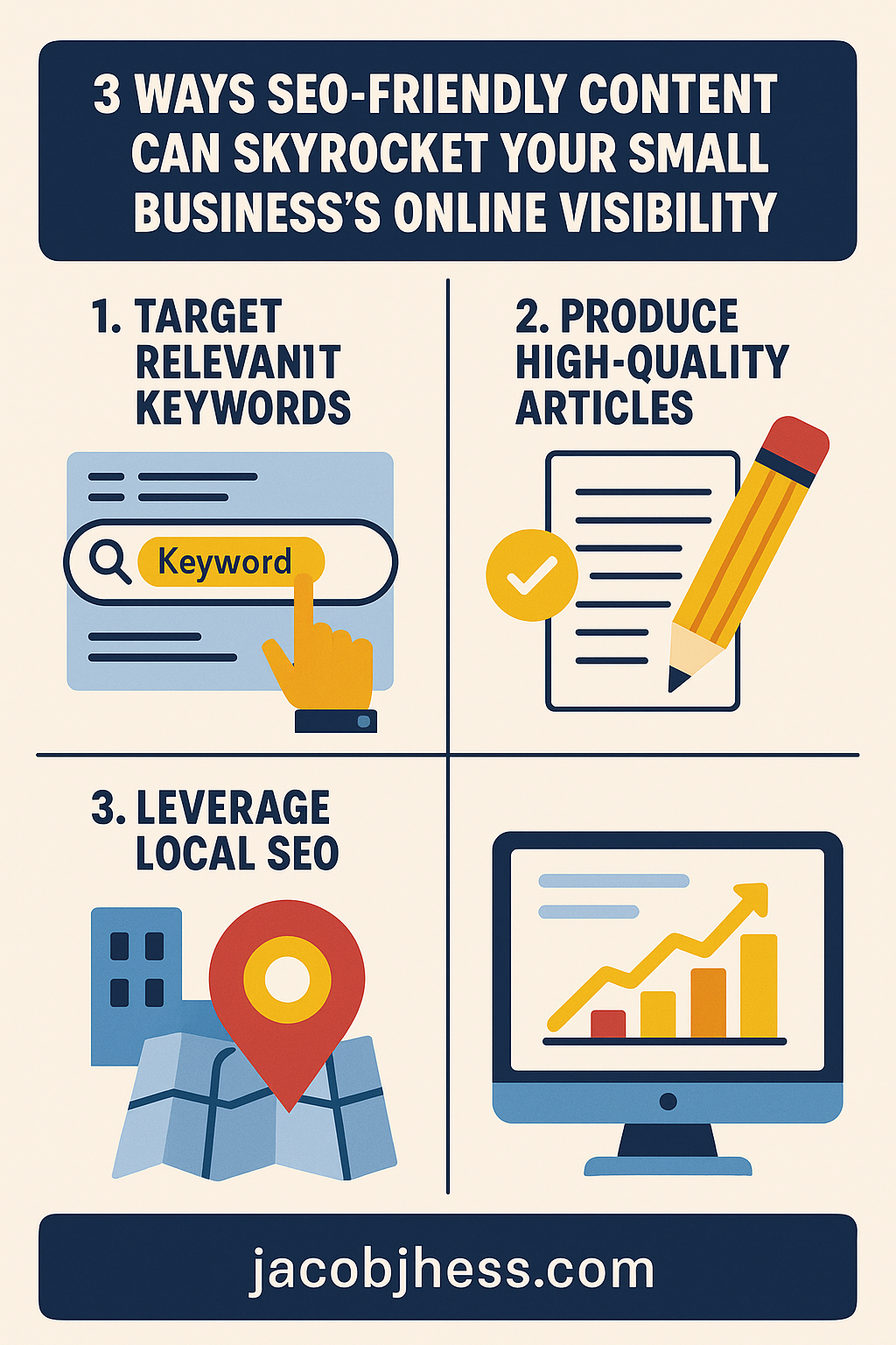 3 Ways SEO Content For Small Business Can Skyrocket Your Small Business’s Online Visibility 3 SEO content growth chart showing the compound effect of evergreen blog posts on website traffic over 12 months