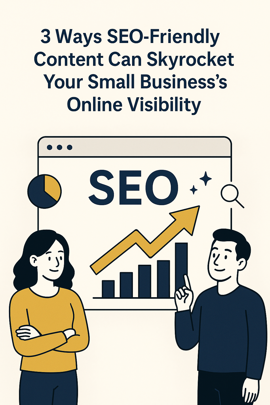 3 Ways SEO Content For Small Business Can Skyrocket Your Small Business’s Online Visibility 4 Comprehensive SEO keywords and local content strategy infographic for small businesses showing keyword research tools, implementation techniques, and tracking methods to improve search visibility